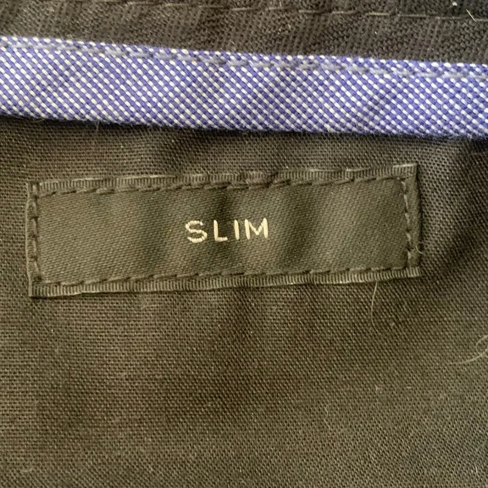 J.Crew Bowery Slim Dress‎ Pants Mens 34x30 Navy Blue Excellent Stretch Trouser
